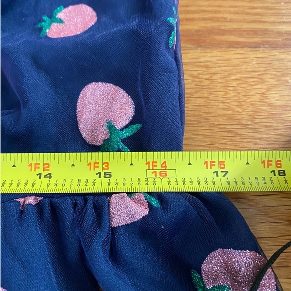 Unique Vintage Smak Parlour Strawberry Print Woodstock Flare Dress Size XL - Picture 14 of 14